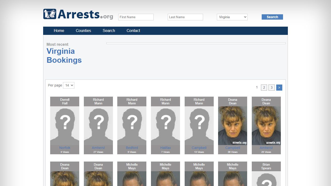 Virginia Arrests and Inmate Search